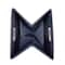 Household Essentials 11.5" Denim Blue Collapsible Cotton Blend Cube Storage Box with Lid, 2ct.